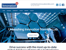 Tablet Screenshot of innovationdb.com